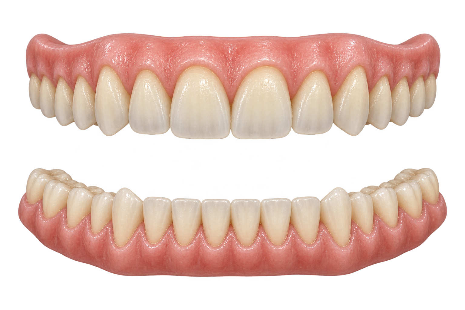 Atlas ilustrativo de próteses dentárias usado nos objetos visuais do Evolufoto.